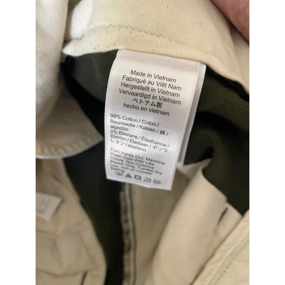 J.Crew Classic Straight Corduroy Pants Dark Olive Green 30x32 Oarsman - Picture 8 of 8